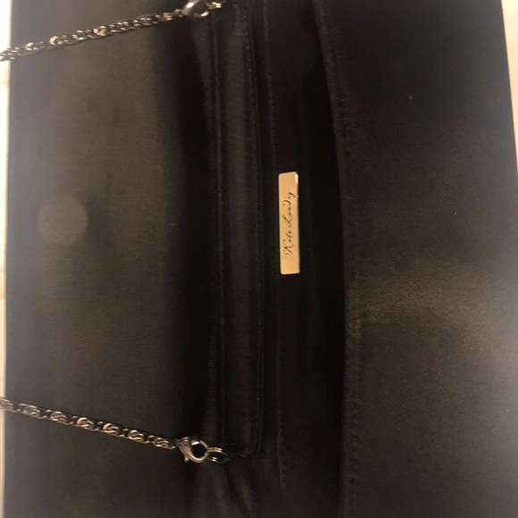 Kate Landry Black Evening Clutch - Picture 2 of 4